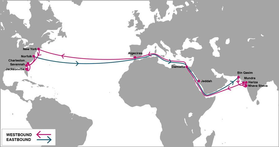 ONE宣布开通连接西印度和北美的新航线