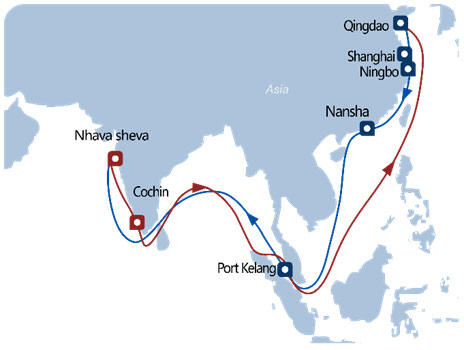 中远海控推出新航线