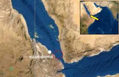 集装箱船附近发生3次爆炸