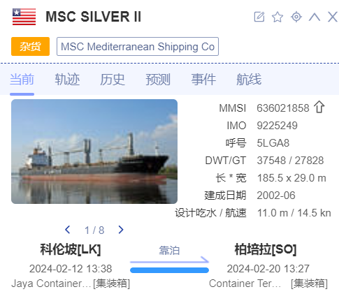 MSC SILVER II