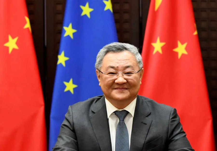中国驻欧盟使团团长傅聪大使