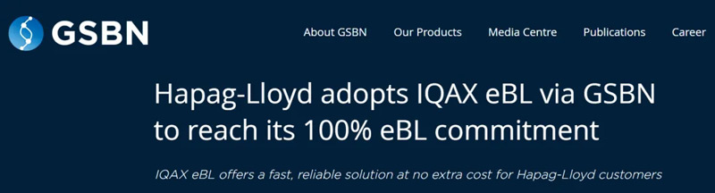 赫伯罗特将采用IQAX eBL