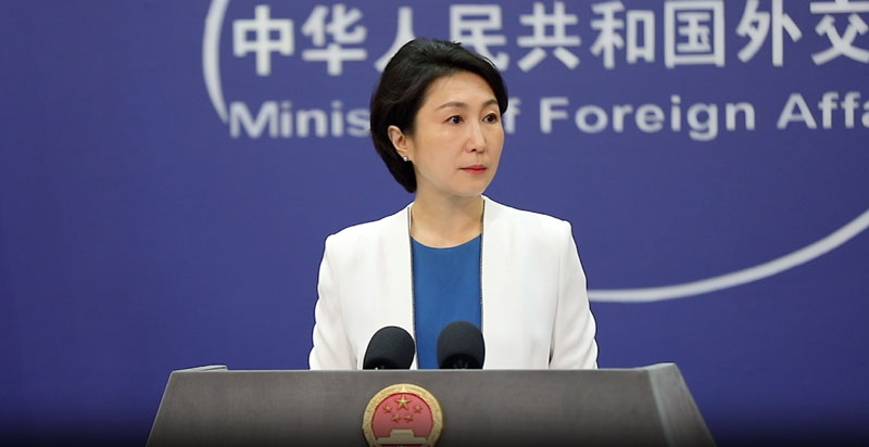 中国外交部发言人毛宁