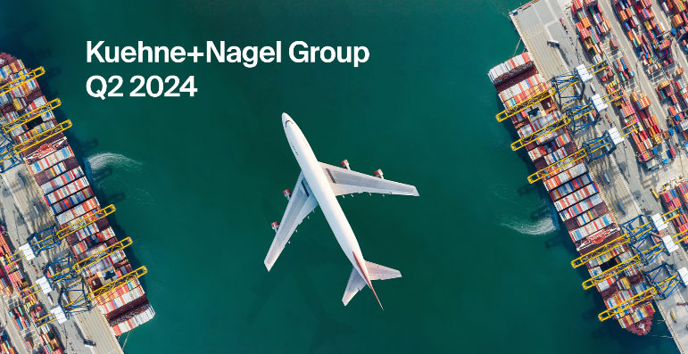 Freight forwarder Kuehne+Nagel announces first half results