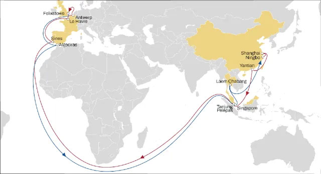 AE6/Lion route
