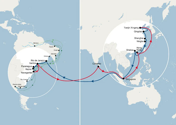 SEAS2 route