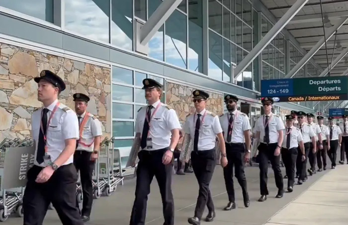 Air Canada strikes in September