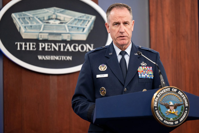 Pentagon spokesman Patrick Ryder