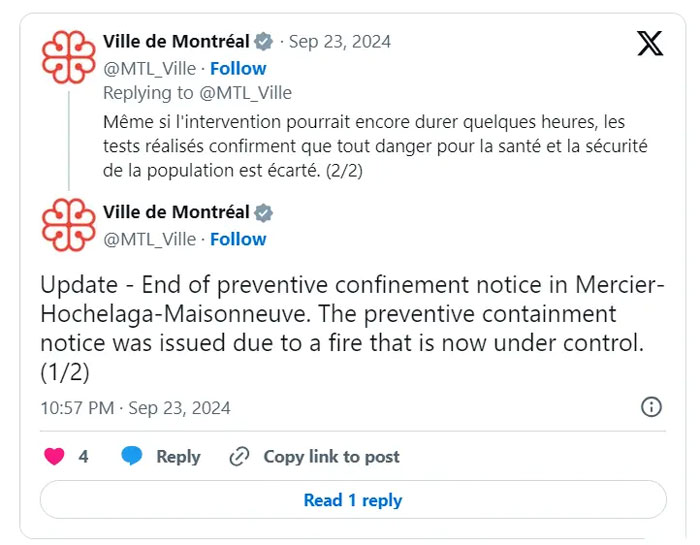 Fire under control
