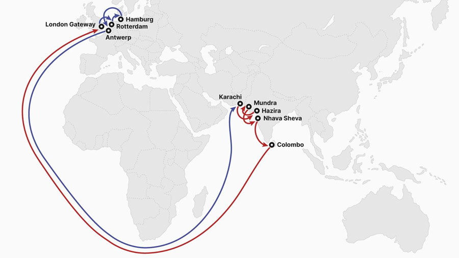 HMM has partnered with ONE to launch INX, a direct link between India and Northern Europe