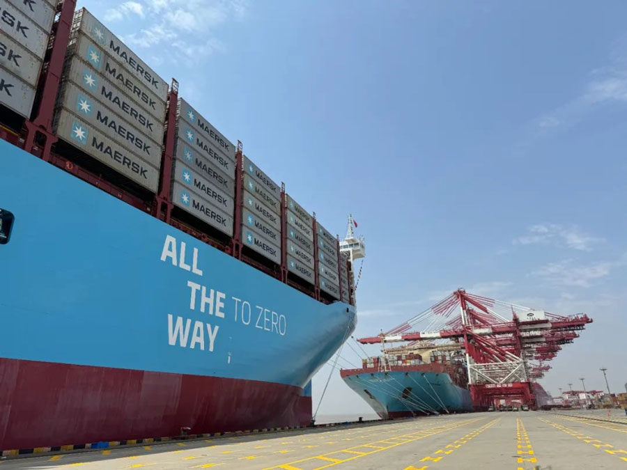 Maersk ranked first in global on-time performance in November 2024