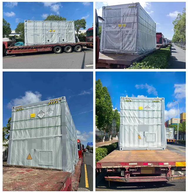 5MWH overweight energy storage cabinet exported to Portugal