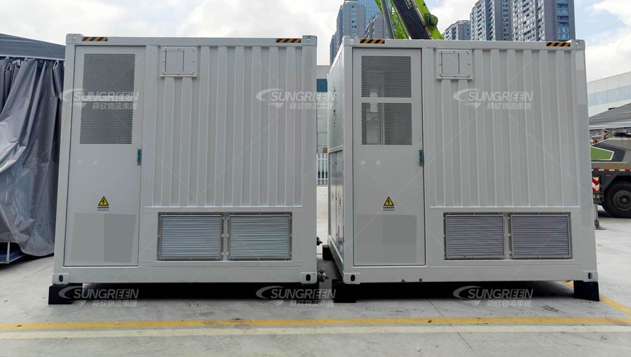 10HQ储能柜链接成20HQ柜批量出口荷兰