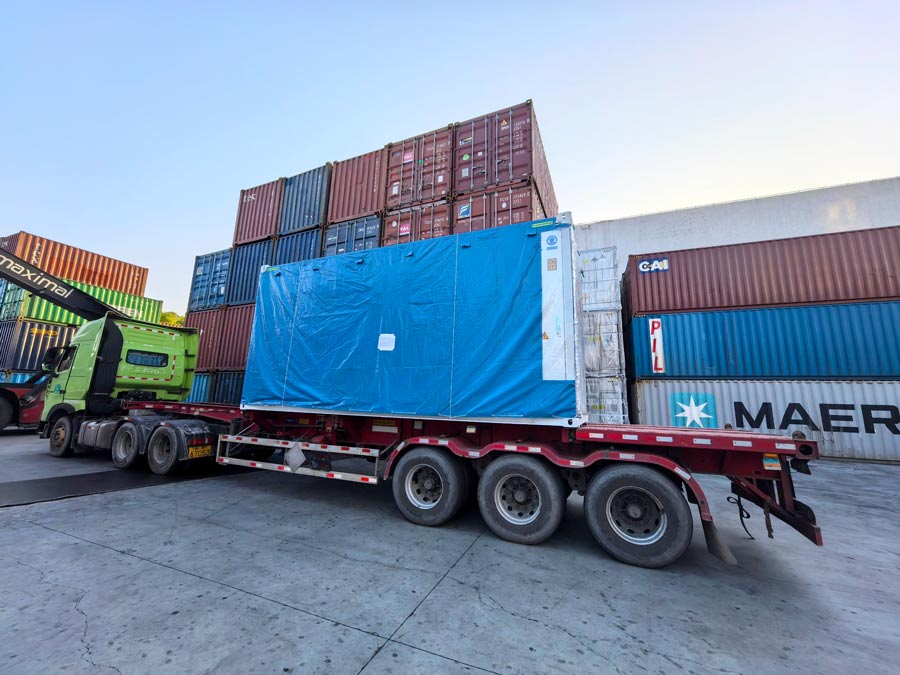 Energy storage container export
